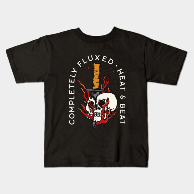 Completely Fluxed Kids T-Shirt by Earth and Iron